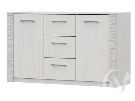 Комод 3 ящика 2-х створчатый Серия 4 МС Гамма 20