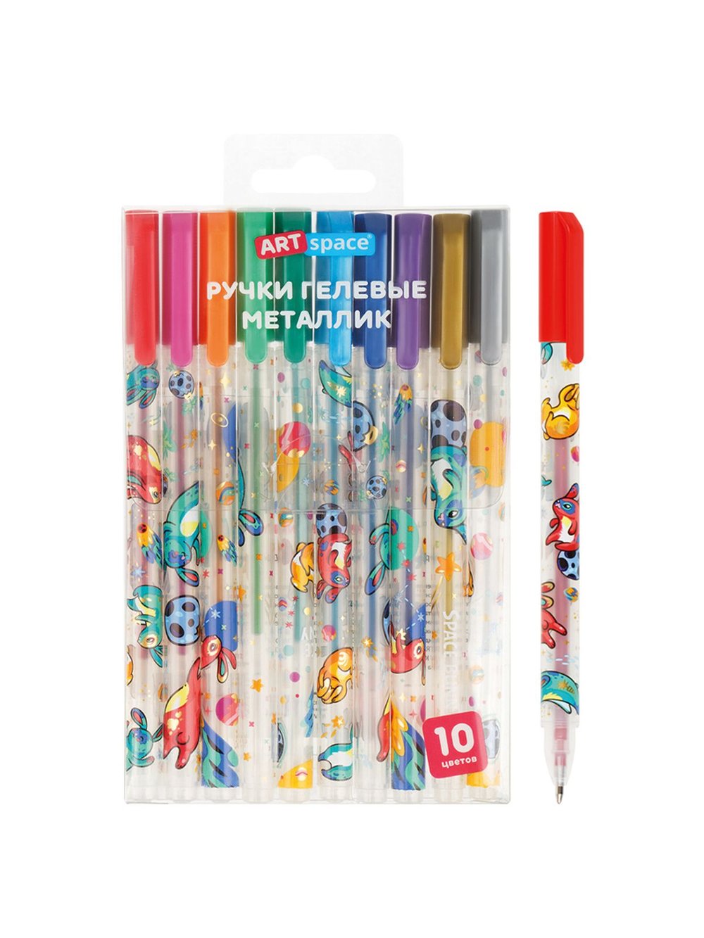 Набор гелевых ручек 10шт. 10цв.,1,0мм (GP10-97276)