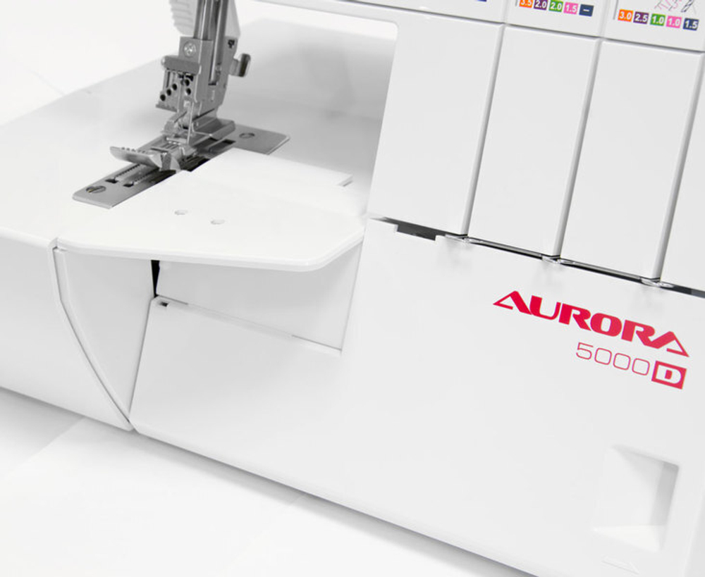 Коверлок Aurora 5000D / 5-ти ниточный / цепной стежок