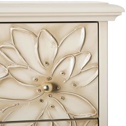Комод Терра-4 с 4 ящиками Айвори Мраморное Золото