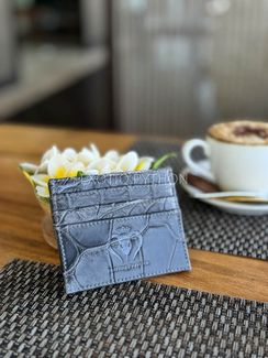 Картхолдер из кожи крокодила WA-209