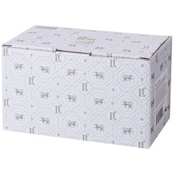 НАБОР БАНОК С КРЫШКОЙ LEFARD "GRAIN" 2 ШТ. 12,5*8 СМ 250 МЛ СЕРЫЙ (КОР=24НАБ.)