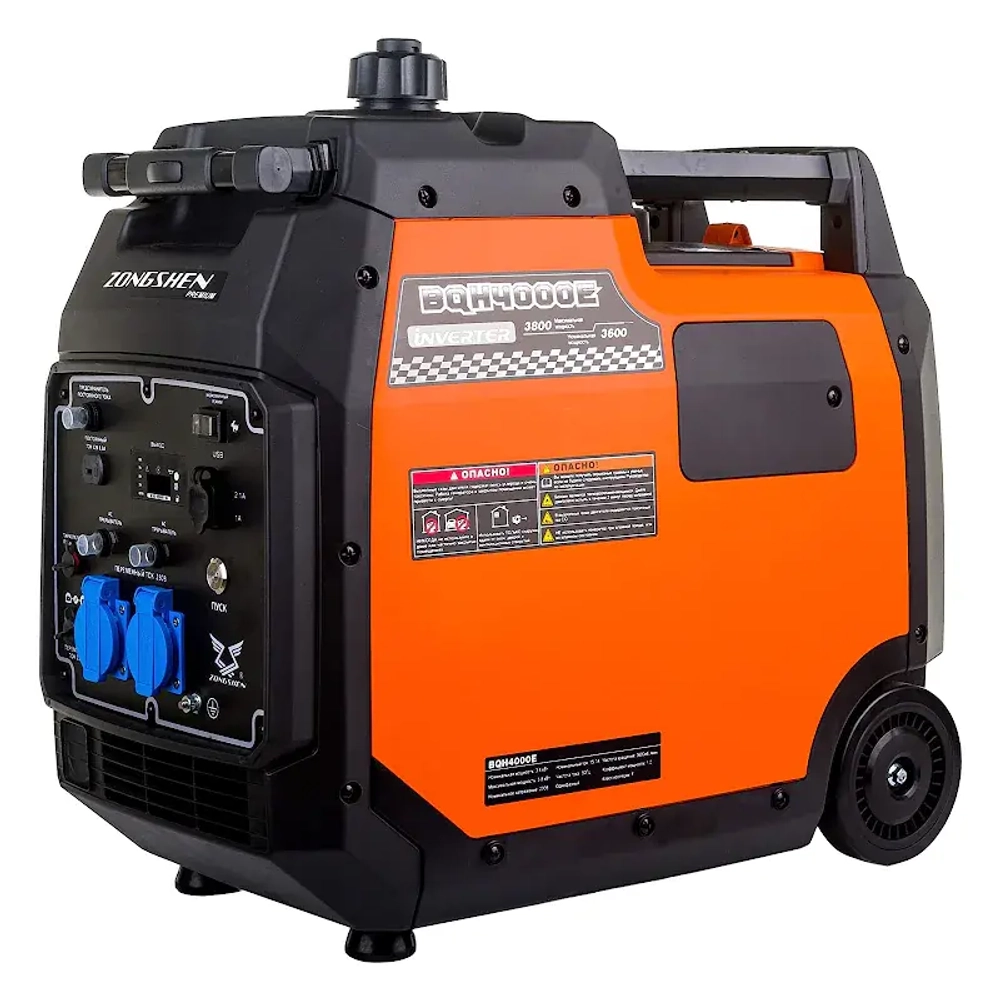 Zongshen BQH 4000 E генератор бензиновый инверторный 1T90DFQ41