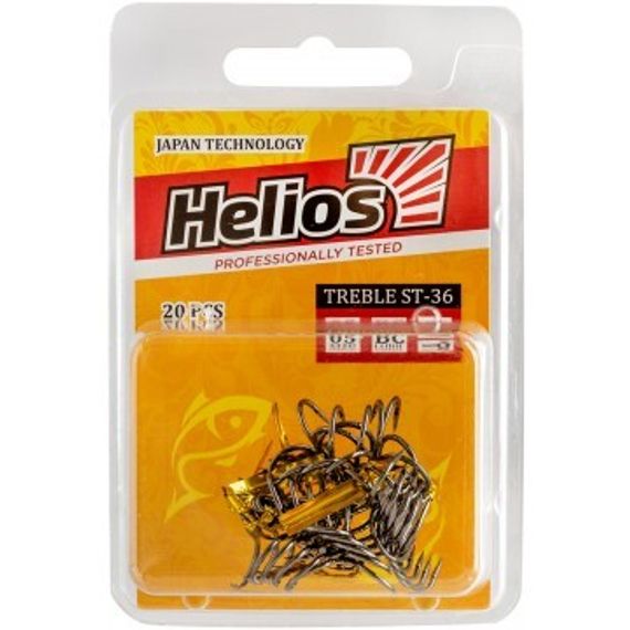 Крючок тройной ST-36 №5 цвет BC (20шт) Helios (HS-ST-36-5)