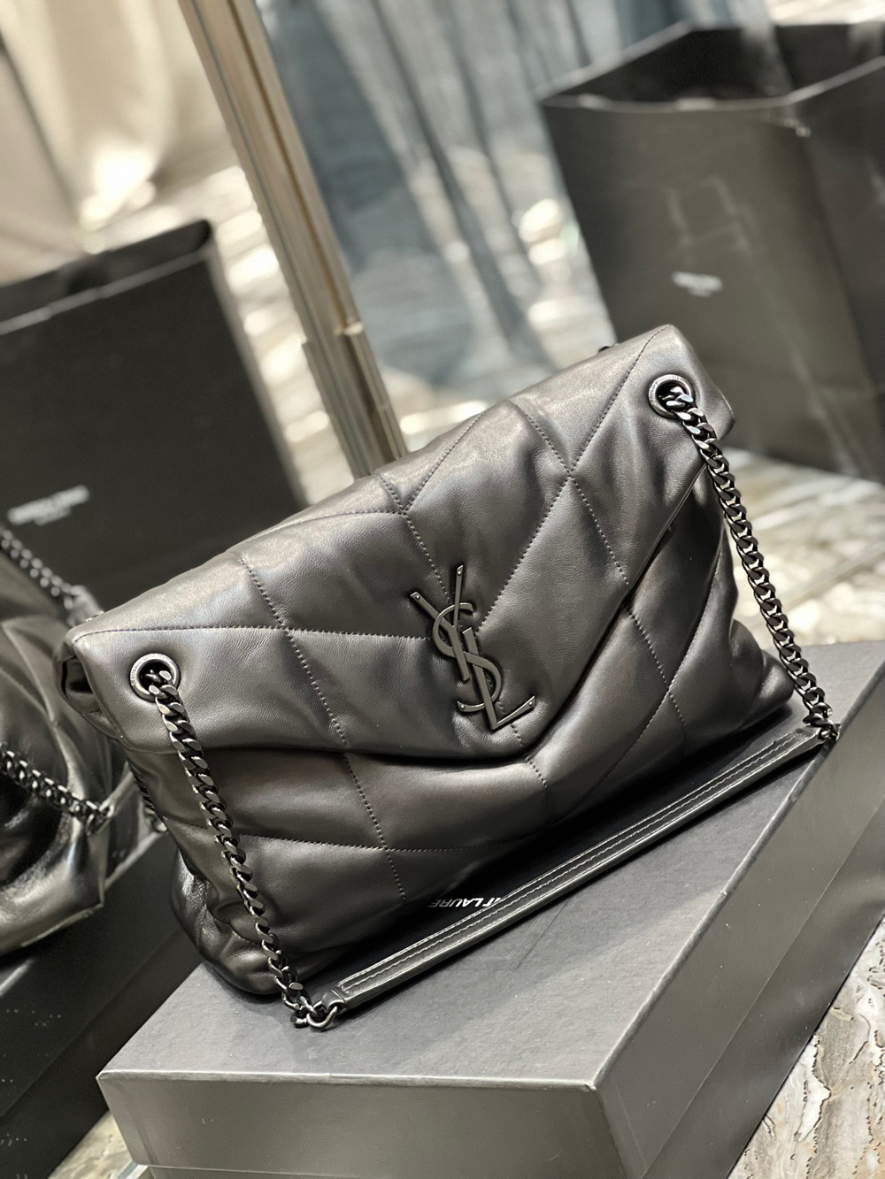 Saint Laurent Loulou Puffer Bag 35 cm