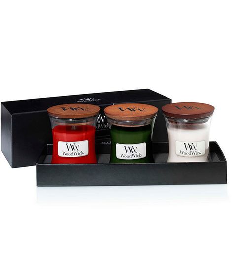 Подарочный набор из 3 свечей по 85гр, WoodWick