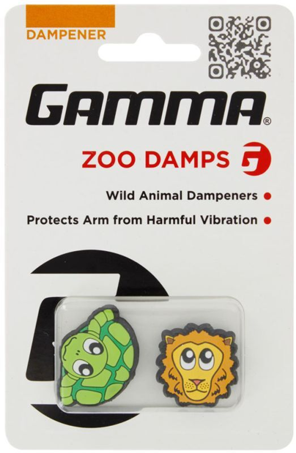 Виброгаситель теннисный Gamma ZOO Damps 2P - turtle/lion