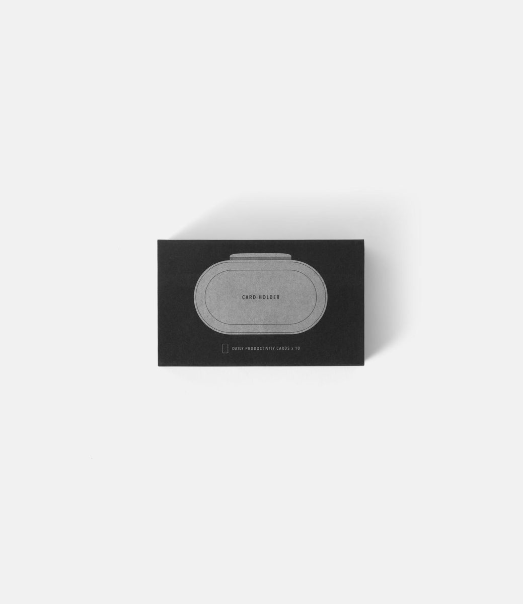 Novium Zinc Alloy Card Holder Silver — магнитная визитница