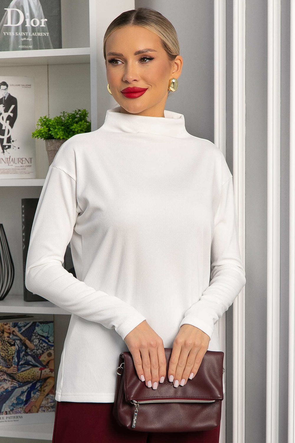 Джемпер Новый облик (молочный) Б14235-34М LT Collection