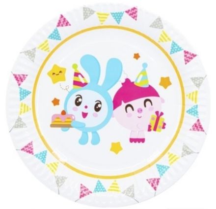 Тарелки "Малышарики" 23 см