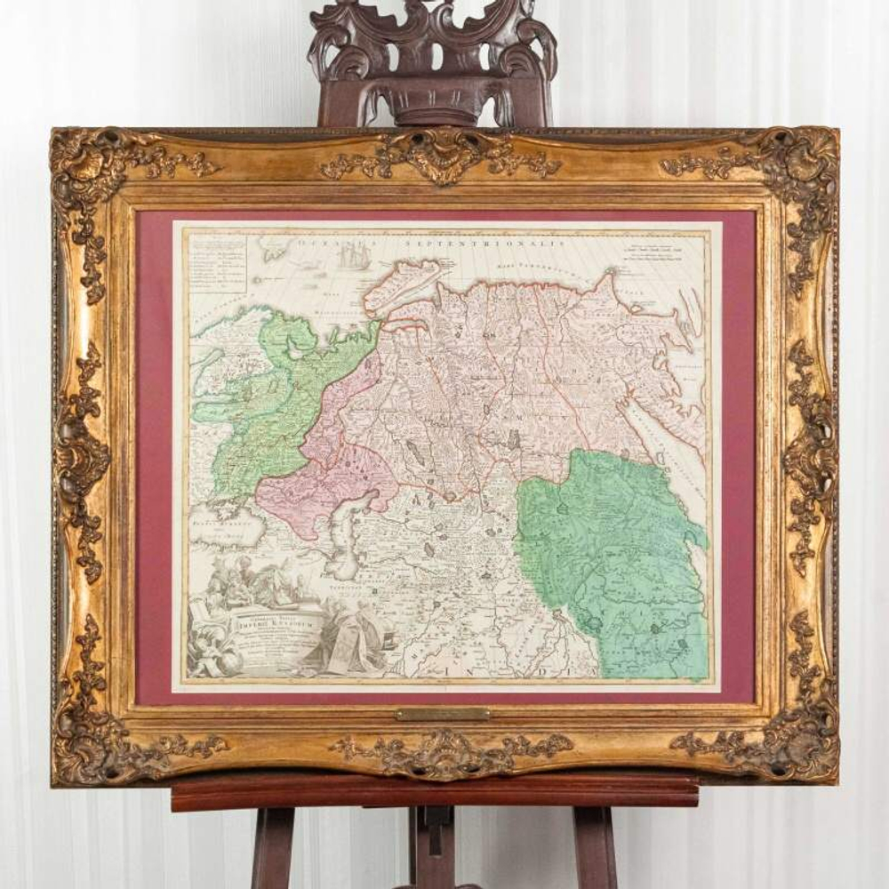 Общая новейшая карта всей Российской Империи