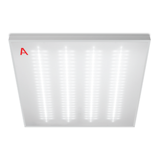 Светильник ОФИС ДВО01-052 с БАП EM3 36Вт 6500К IP40 Микропризма 4400лм 595х595х40мм WOLTA PRO