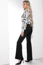 Брюки клёш (чёрные) Б8581 LT Collection