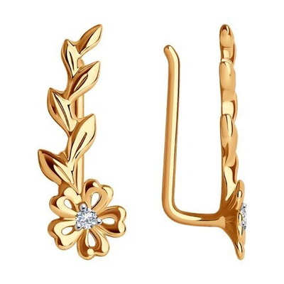 Серьги Au 585 (51-120-01565-1)