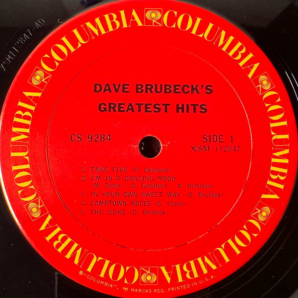 Dave Brubeck – Dave Brubeck's Greatest Hits (США)