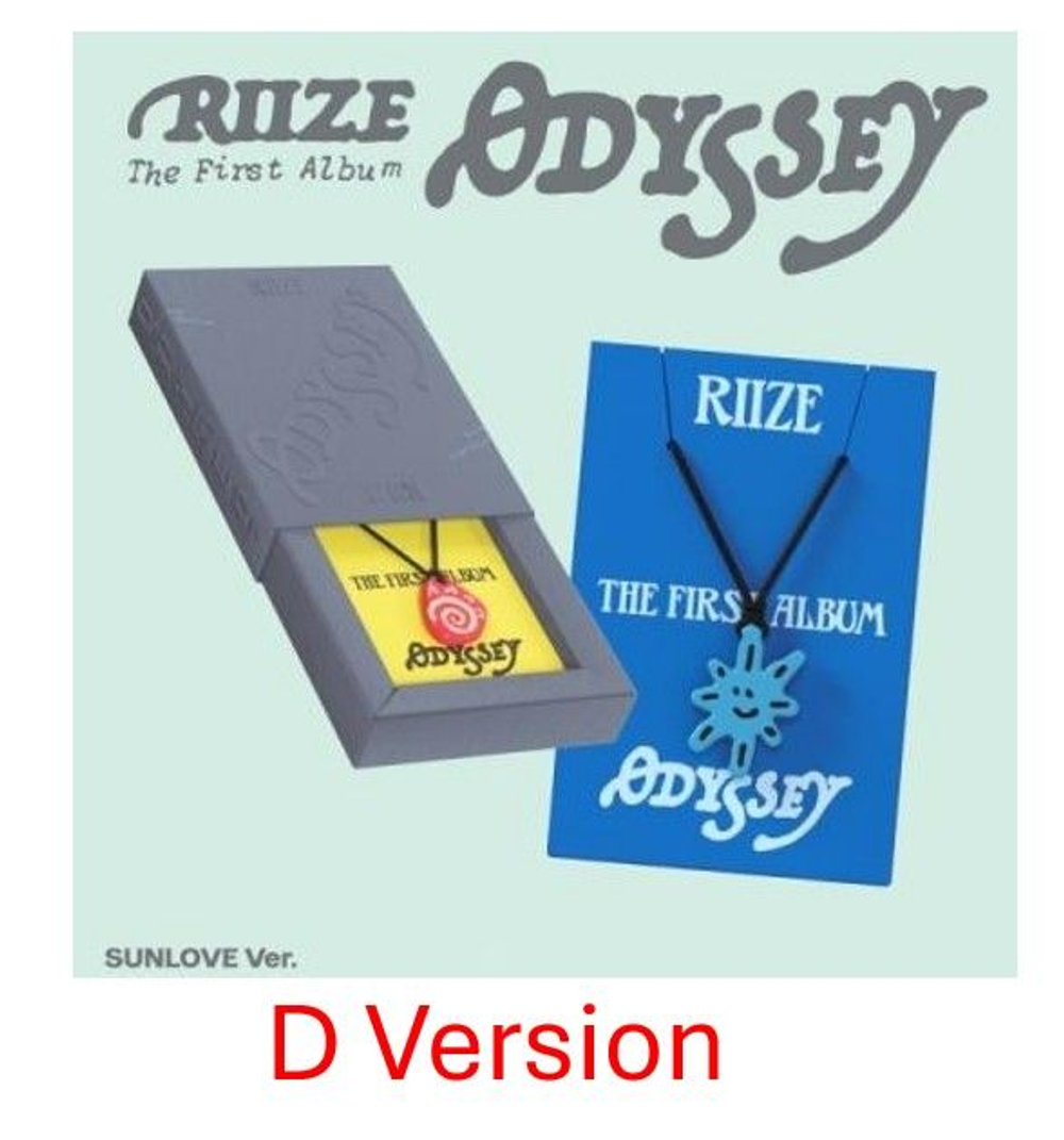 Альбом RIIZE - ODYSSEY 1st Album SUNLOVE LIMITED Edition D Version