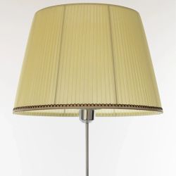 Citilux Линц CL402973T Торшер хром со столиком и кремовым абажуром