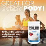 NaturesPlus, Spiru-Tein®, протеиновый порошок, со вкусом ванили, 480 г (1,06 фунта)
