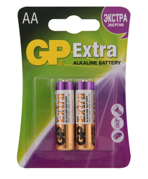 Батарейка LR6 AA GP Extra (блистер 2шт.)
