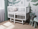 Кроватка детская Incanto Anniken Exclusive (белый/белый) маятник продольный