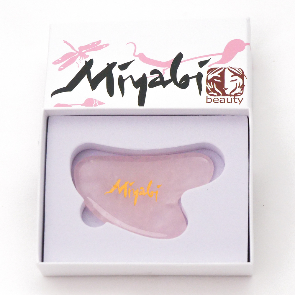 Гуа-ша розовый кварц