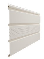 Docke STANDARD Софит с центральной перфорацией (Пломбир)