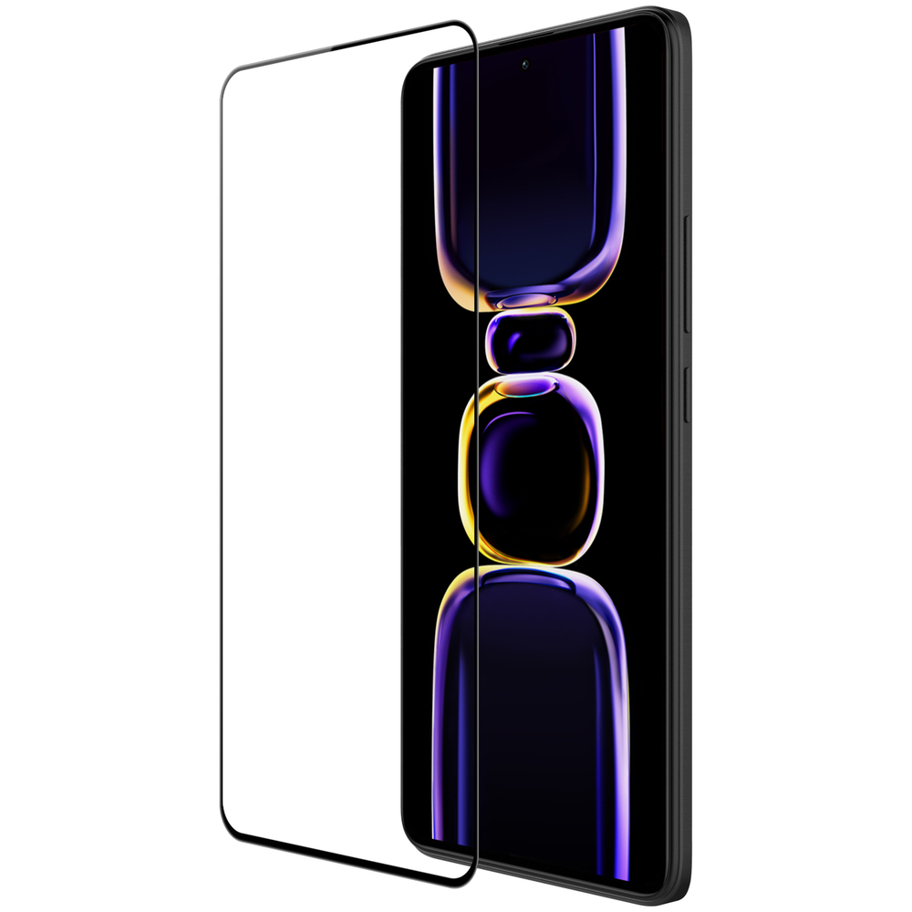 Защитное закаленное стекло для Xiaomi Redmi Poco F5 Pro, серия CP+PRO Anti-Explosion Glass Screen Protector (черные рамки) от Nillkin