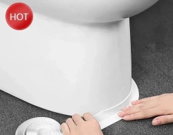 Лента на зазоры и отверстия для ванны, кухни, раковины, унитаза, плиты, окон 3.8 см х 3.20 м белая / декор для дома интерьера