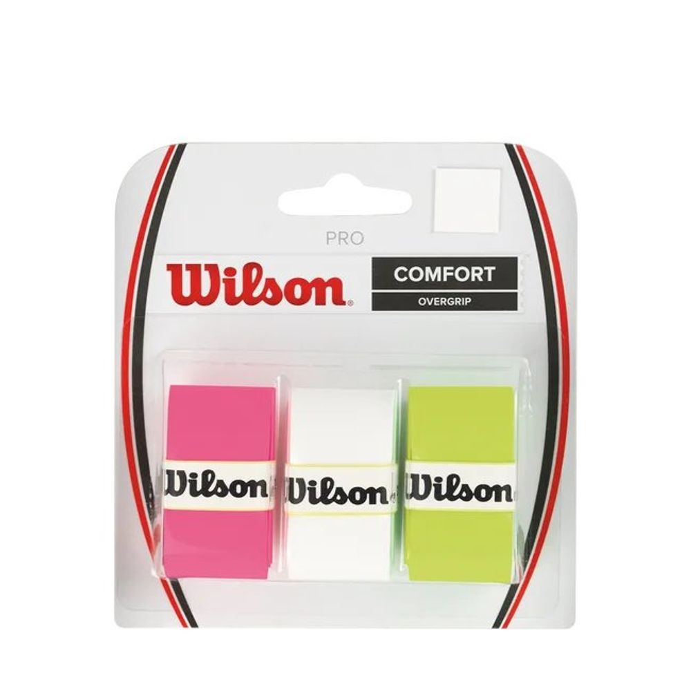 Аксессуары для тенниса Намотка овергрип WILSON COMFORT ASSORTED .