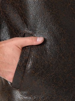 Мужская меховая жилетка