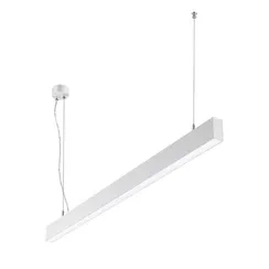 358877 OVER NT22 406 белый Светильник подвесной светодиодный (длина подвесов 1,2м) IP20 LED 4000K 40W вниз + 12W вверх 220V ITER