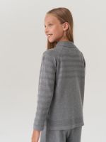 Водолазка в школу для девочки AT743  серый