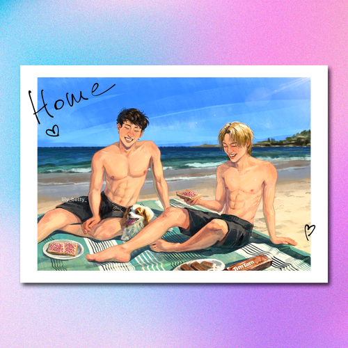 Арт принт / lily_betty_ / STRAY KIDS / Бан Чан & Феликс