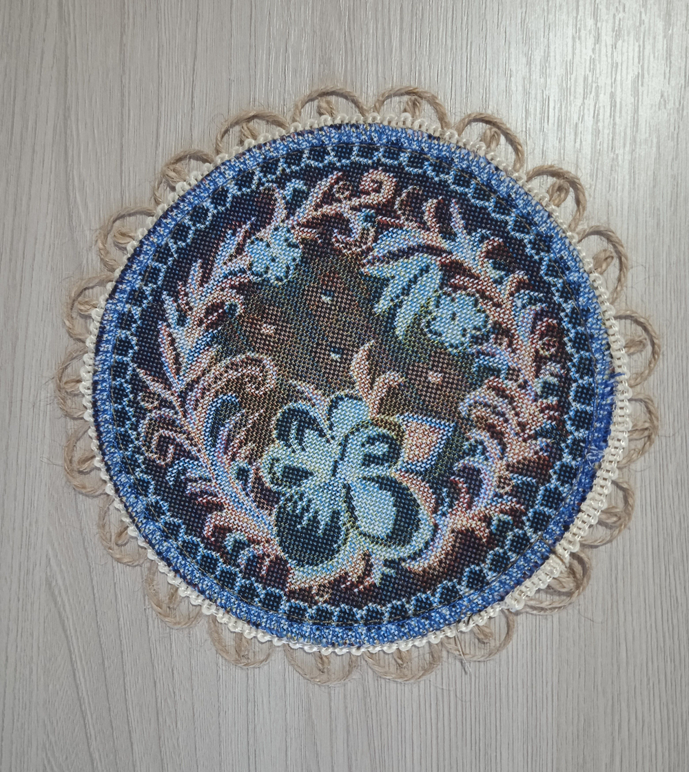 Набор декоративных гобеленовых салфеток "Барбарис" (1+6 шт.)