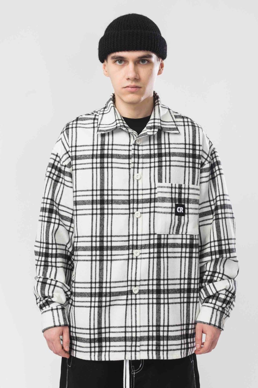 Рубашка Codered Harbor Wide Молочный/Черный