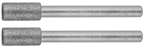 Мини-шарошки ЗУБР алмазные, d 4,8x10,0х3,2мм, L 38мм, 2шт