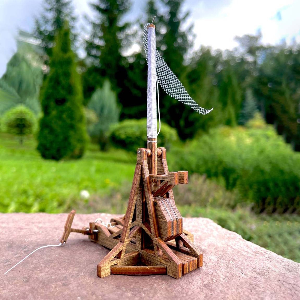 Деревянный конструктор Мини-Требушет (KUDRIAVSKIY)