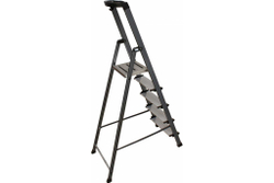 Анодированная стремянка SECURO 5 ступ. (126436)