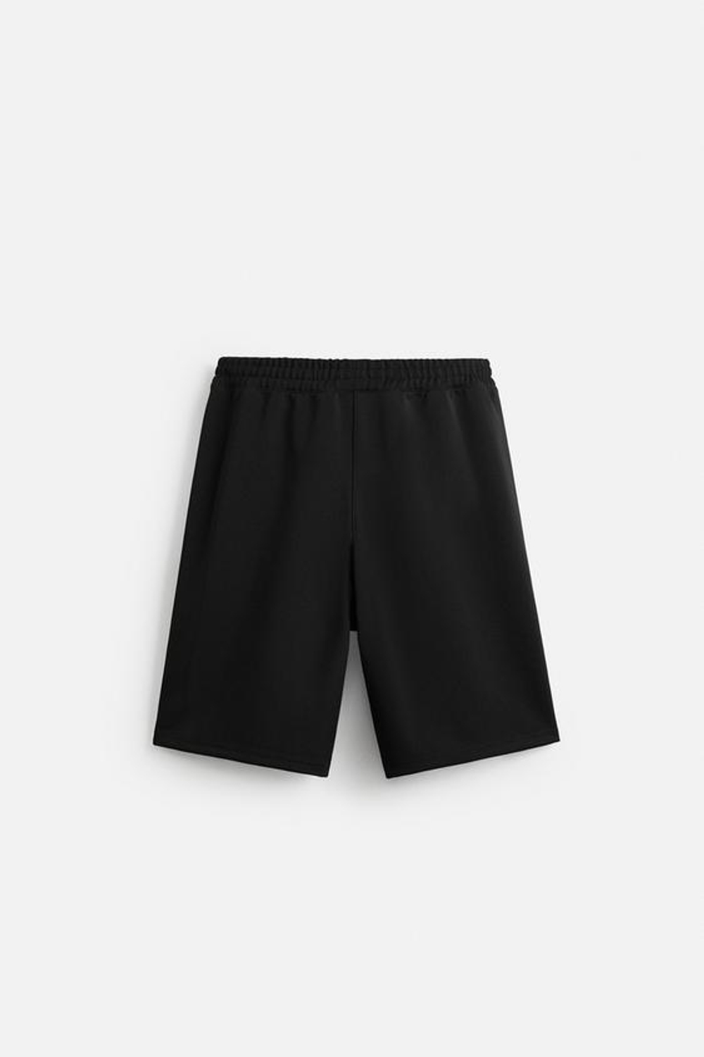 ZARA ТЕХНИЧЕСКИЕ БЕРМУДЫ С ЛАМПАСАМИ, ЧЕРНЫЙ