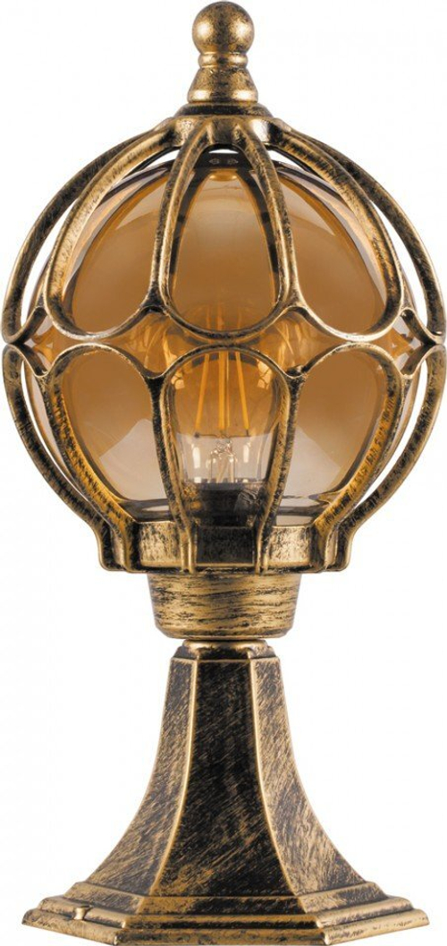 Садово-парковый светильник Сфера PL3704 60W 230V E27 черное золото, на постамент ОТК