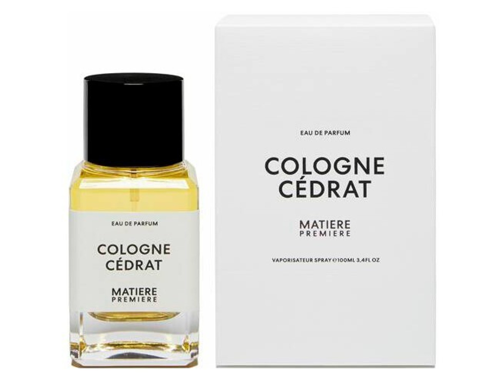 Matiere Premiere Cologne Cedrat