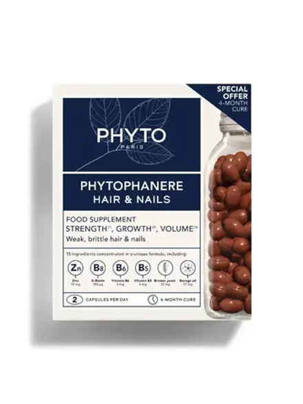 Капсулы для укрепления волос и ногтей Phytophanere, 2 x 120 шт.