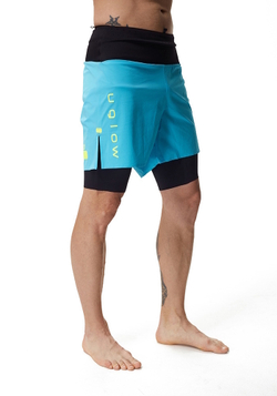 ШОРТЫ МУЖСКИЕ SFA5 ELEVATE 2IN1 | SKYBLUE