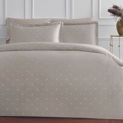 Постельное белье MY LOVE серый жаккард deluxe TIVOLYO HOME Турция