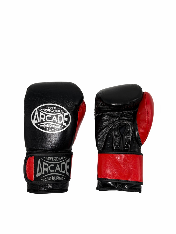Перчатки боксерские Arcade черно-красные