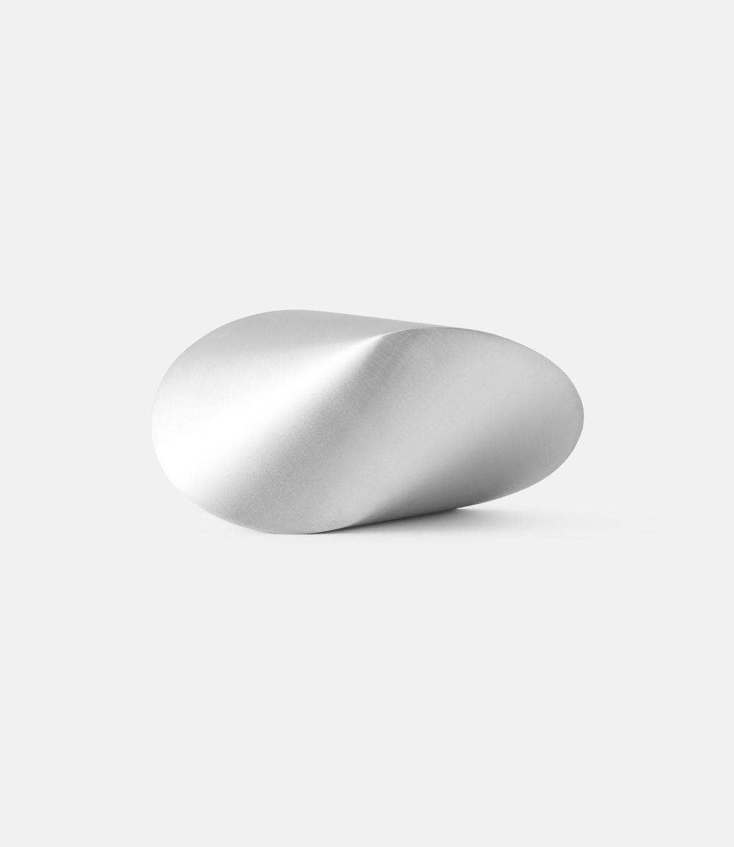 Matter Collection Mega Oloid Aluminum Brushed — геометрический арт-объект
