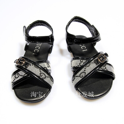 Сандалии детские с ремешком крест на крест из текстиля