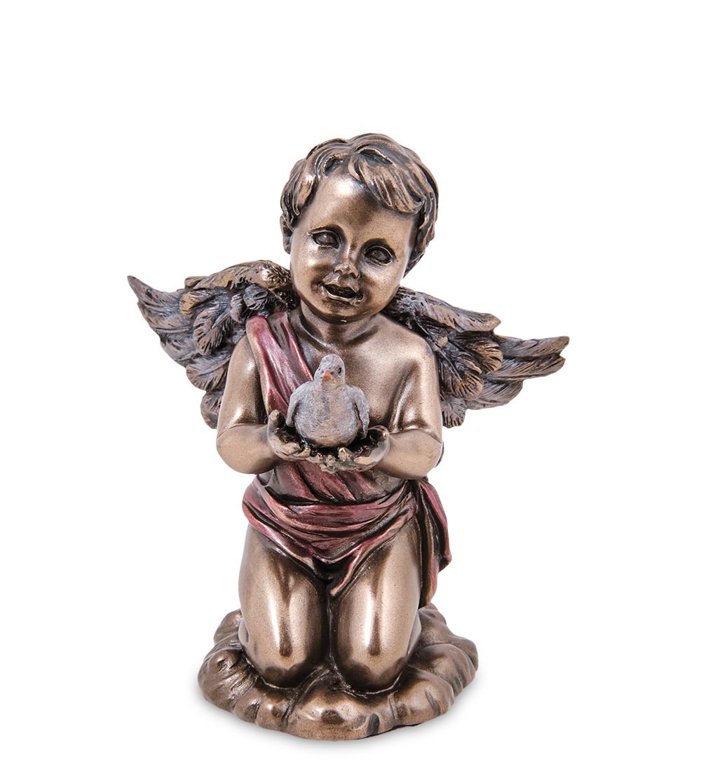 Veronese WS-1279 Статуэтка «Купидон с голубем в руках»