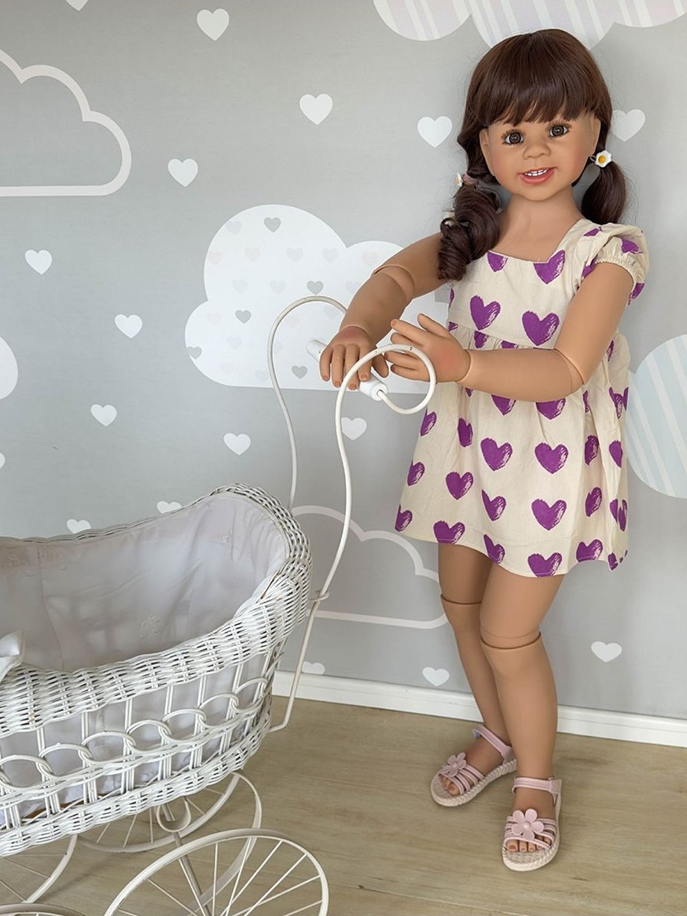 Кукла Реборн ростовая 120см в пакете (FA-438)