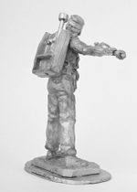 Оловянный солдатик Заряжающий Panzerschreck